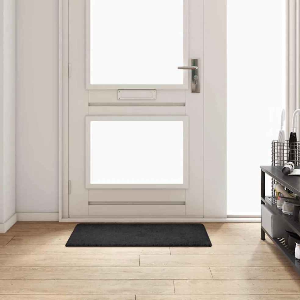 vidaXL Tapijt Loper Zwart 50 x 100 cm 100% Polypropylene Tuft