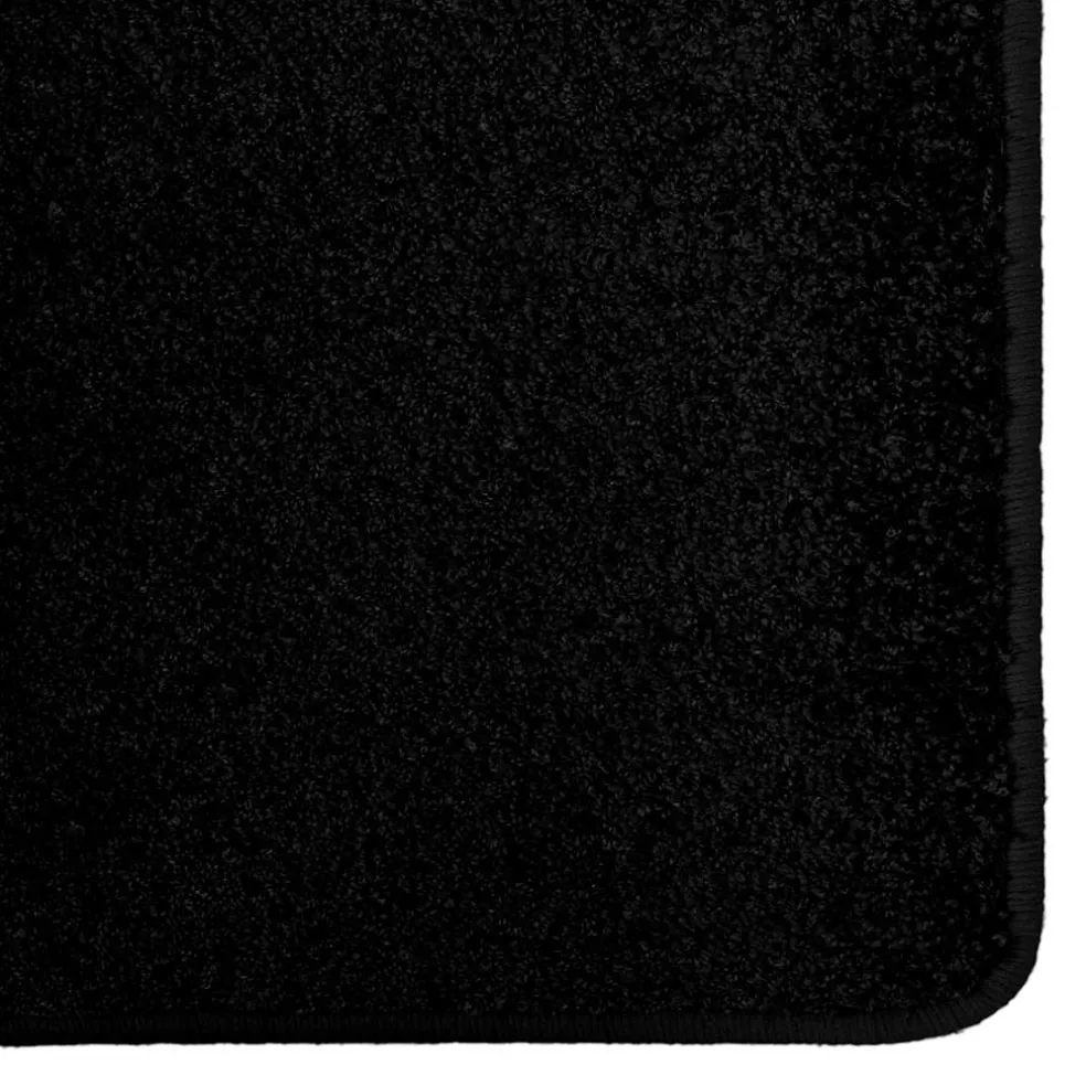 vidaXL Tapijt Loper Zwart 50 x 100 cm 100% Polypropylene Tuft