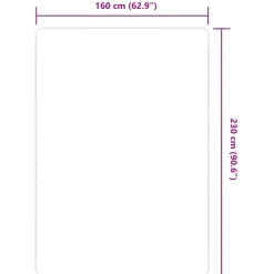vidaXL Tapijt met latex onderkant 160x230 cm jute natuurlijk