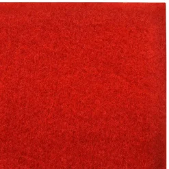 vidaXL Tapijt Rood 1 x 5 m Polyester