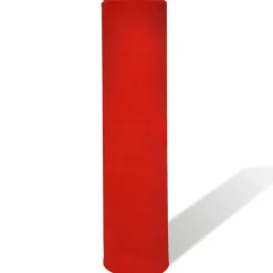 vidaXL Tapijt Rood 1 x 5 m Polyester