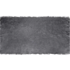 vidaXL Tapijt van imitatie TAFALLA Antracietkleurig 60 x 110 cm