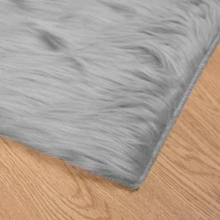 vidaXL Tapijt van imitatie TAFALLA Grijs 60 x 110 cm Polyester