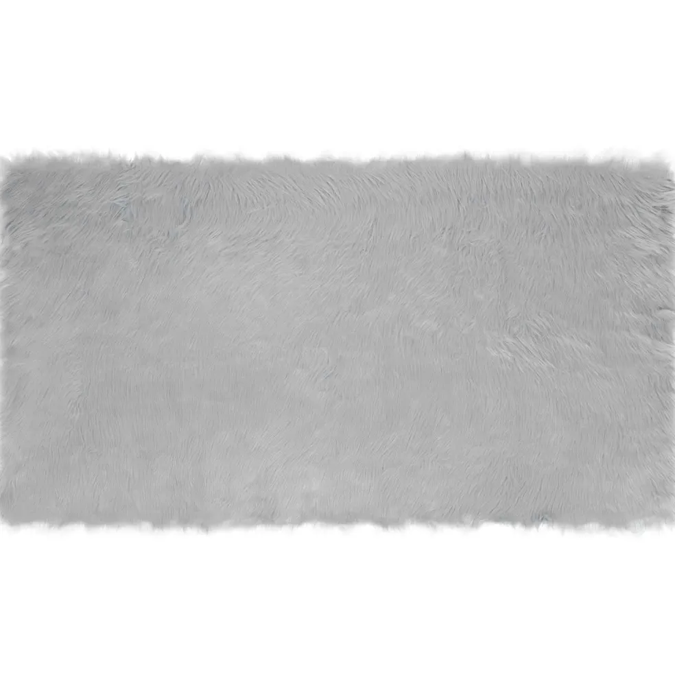vidaXL Tapijt van imitatie TAFALLA Grijs 60 x 110 cm Polyester