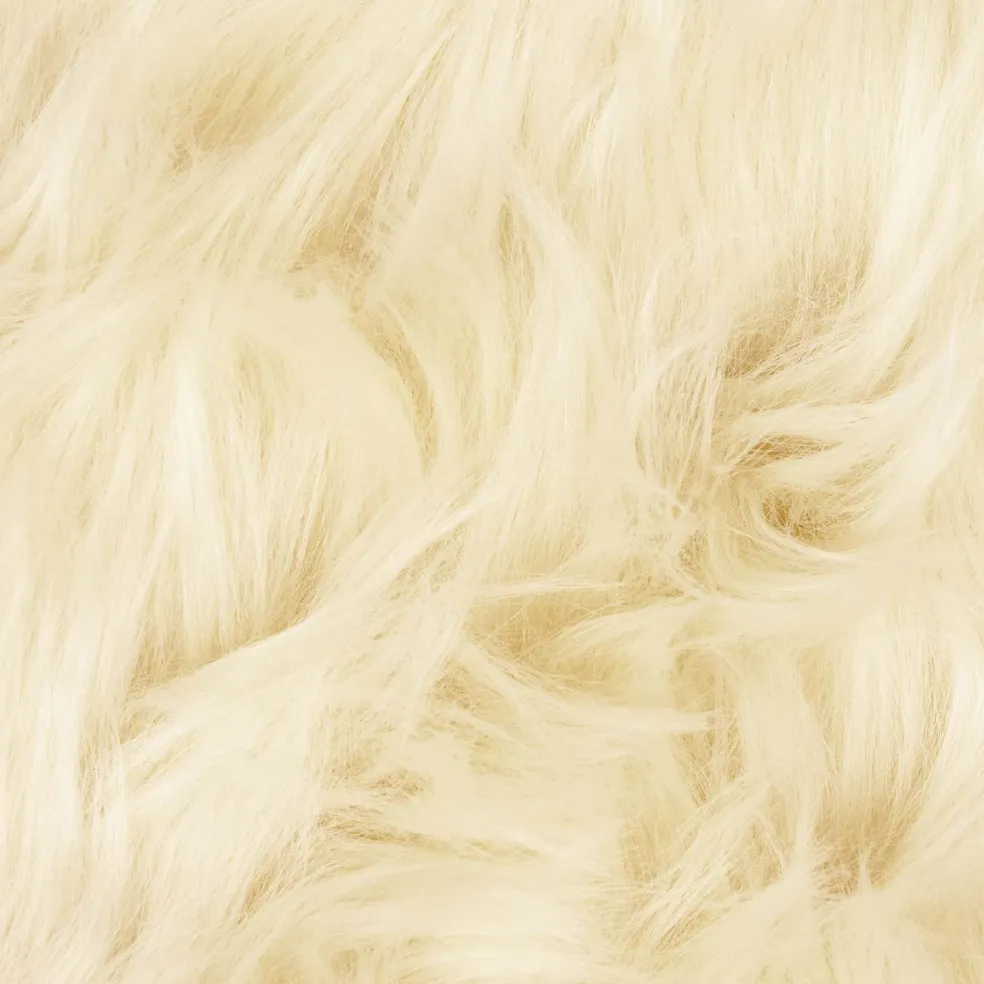 vidaXL Tapijt van imitatie TAFALLA Crèmekleurig 60 x 110 cm Polyester