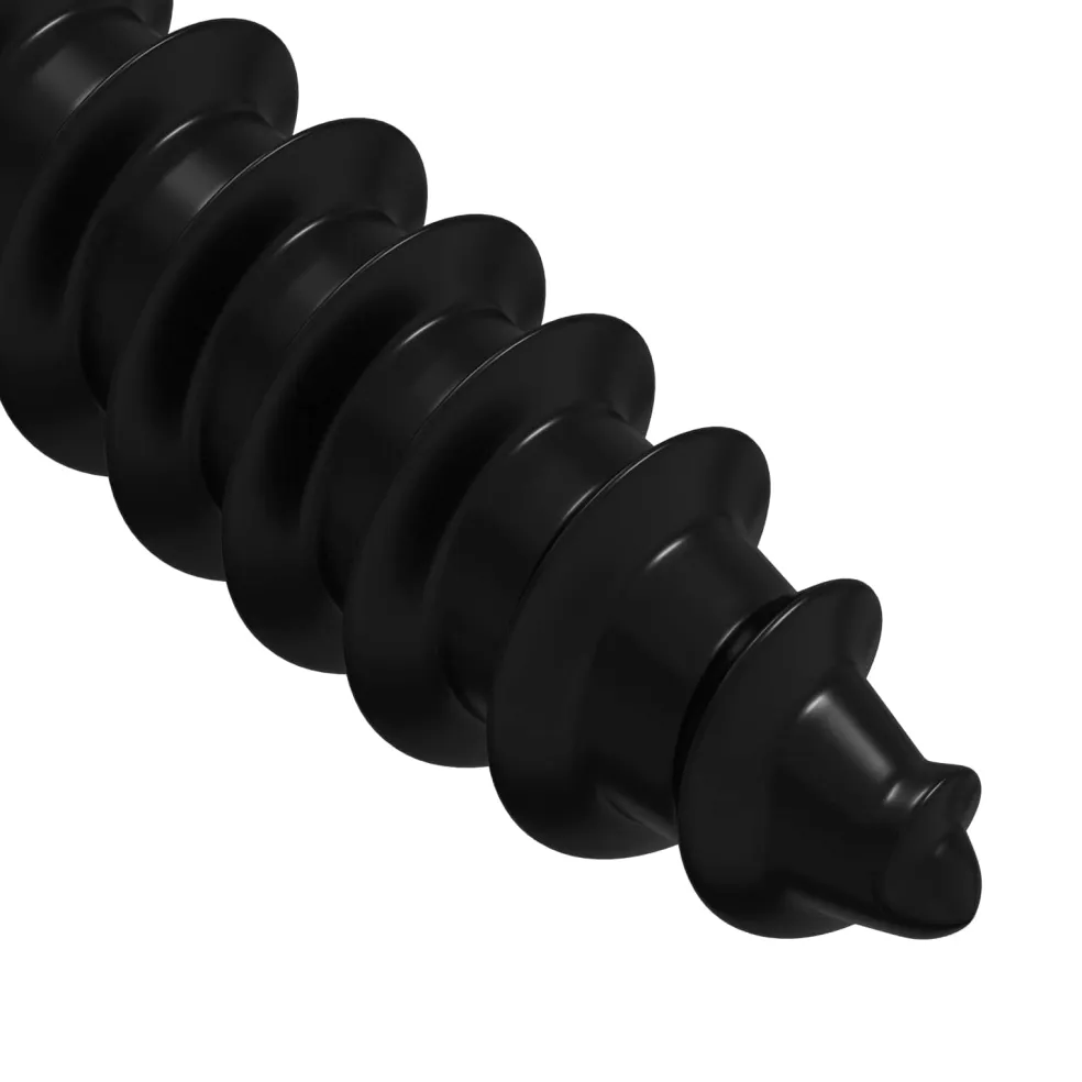 vidaXL Tapnagel 2 st Zwart M4 x 28 mm Staal