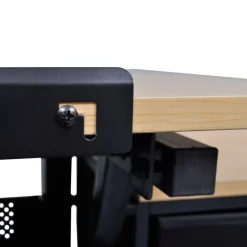 vidaXL Tekentafel met kastje + kruk