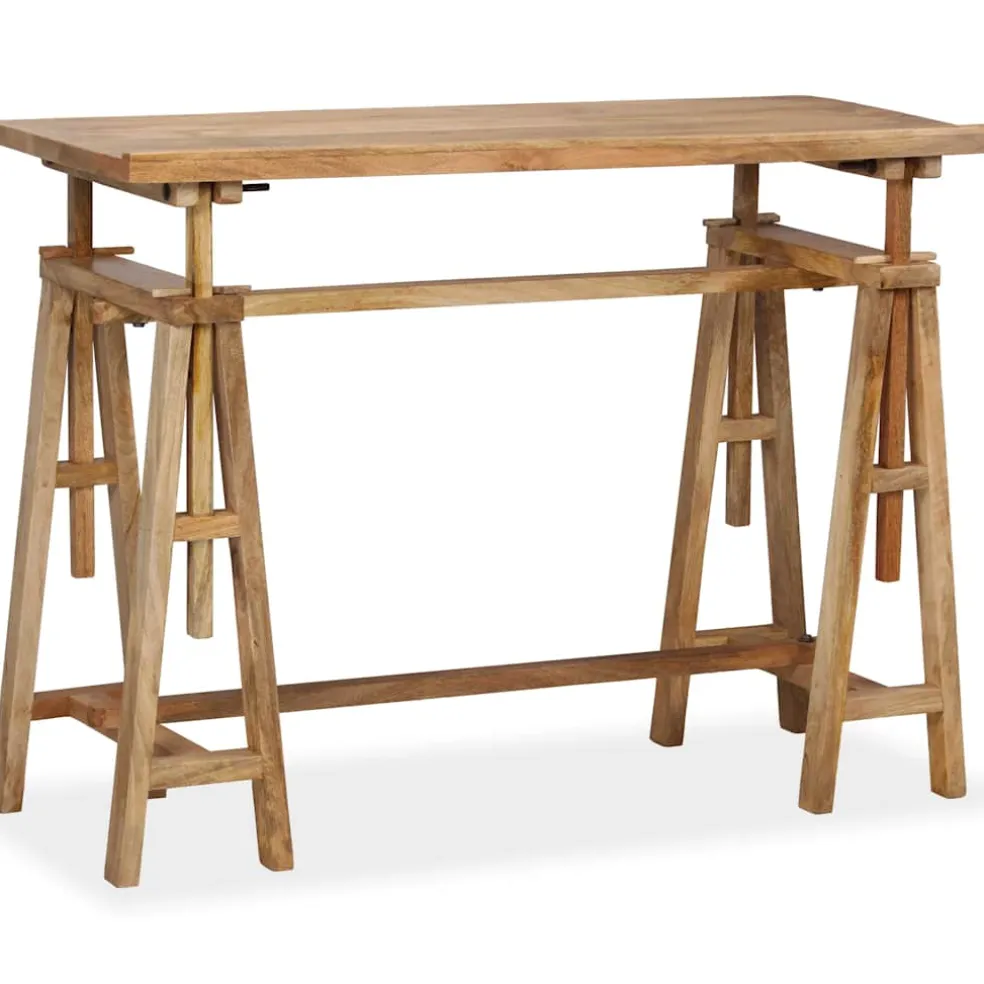vidaXL Tekentafel 116x50x76 cm massief mangohout