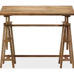 vidaXL Tekentafel 116x50x76 cm massief mangohout