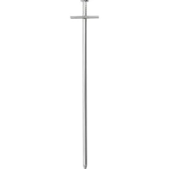 vidaXL Tentharingen 24 st Ø6 mm 23 cm gegalvaniseerd staal