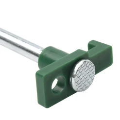 vidaXL Tentharingen 24 st 7 mm 25 cm gegalvaniseerd staal polypropeen