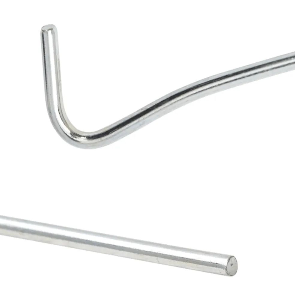 vidaXL Tentharingen 25 st Ø4 mm 30 cm gegalvaniseerd staal