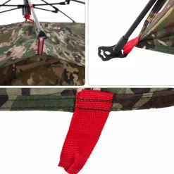 vidaXL Tent 4-persoons snelontgrendeling camouflage