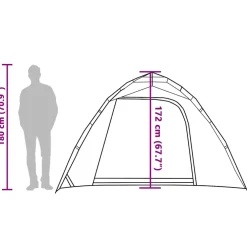 vidaXL Tent 4-persoons snelontgrendeling camouflage