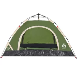 vidaXL Tent 2-persoons snelontgrendeling groen