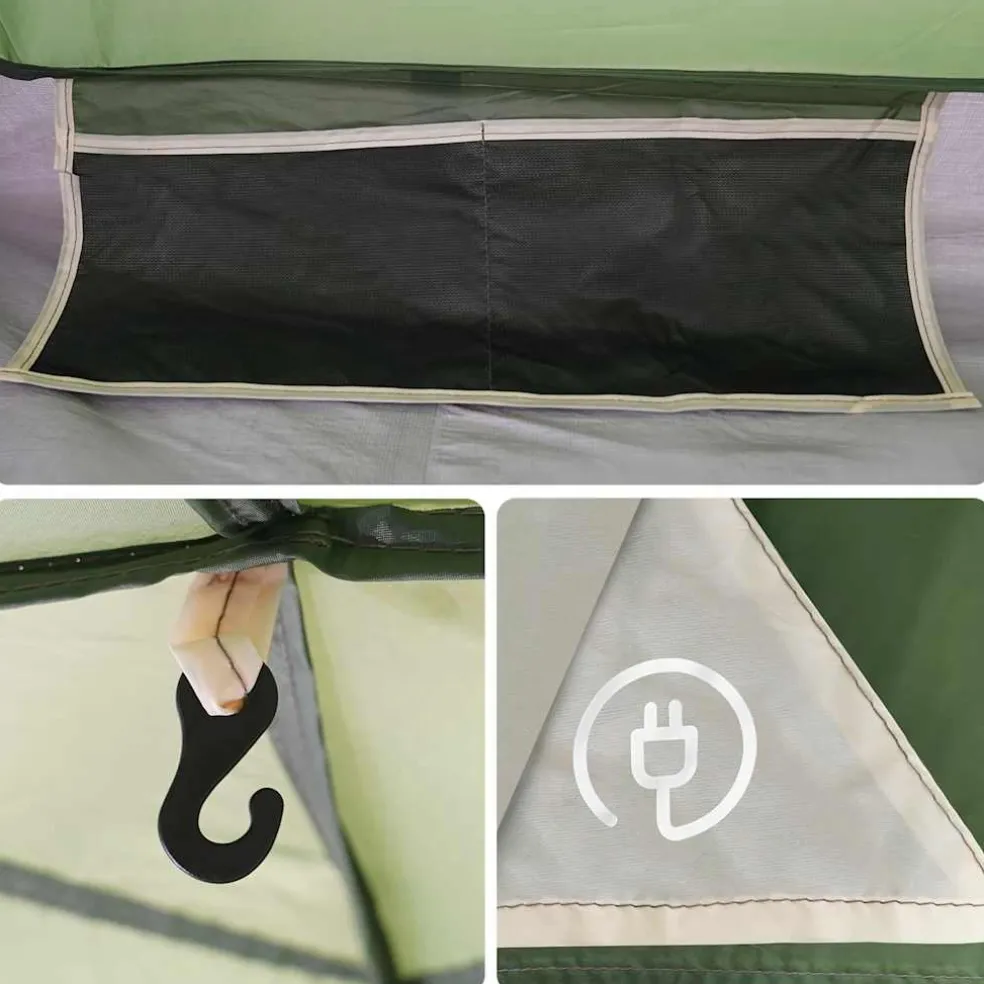 vidaXL Tent 5-persoons waterdicht blauw