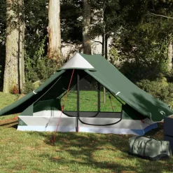vidaXL Tent 2-persoons waterdicht groen