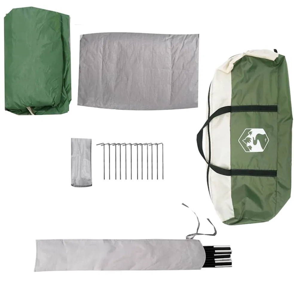 vidaXL Tent 2-persoons waterdicht groen