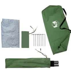 vidaXL Tent 2-persoons waterdicht groen