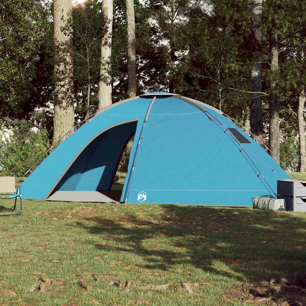 vidaXL Tent 8-persoons waterdicht blauw