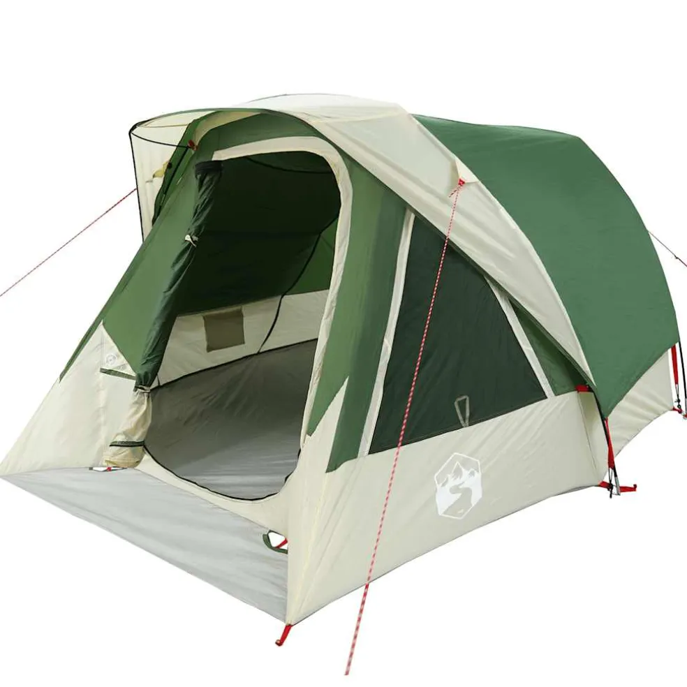 vidaXL Tent 4-persoons waterdicht groen