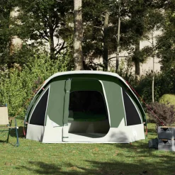 vidaXL Tent 4-persoons waterdicht groen