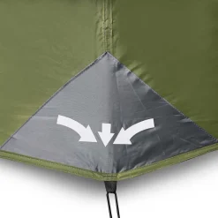 vidaXL Tent 10-persoons waterdicht snelontgrendeling groen