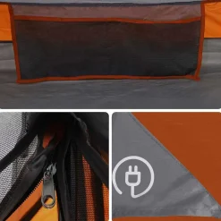 vidaXL Tent 4-persoons waterdicht blauw