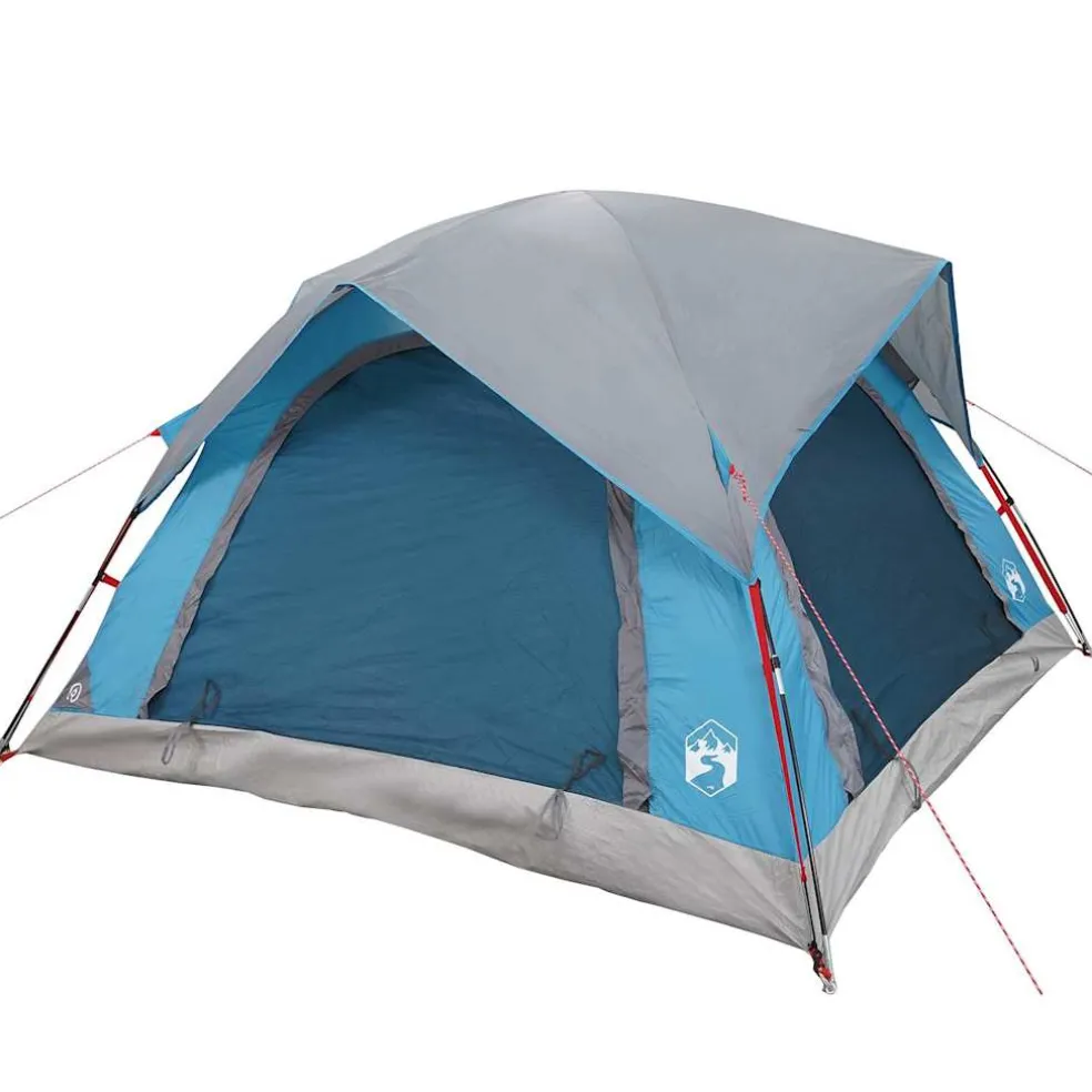 vidaXL Tent 4-persoons waterdicht blauw