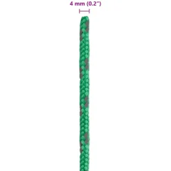 vidaXL Tentscheerlijnen met spanners 8 st reflecterend 4 m 4 mm