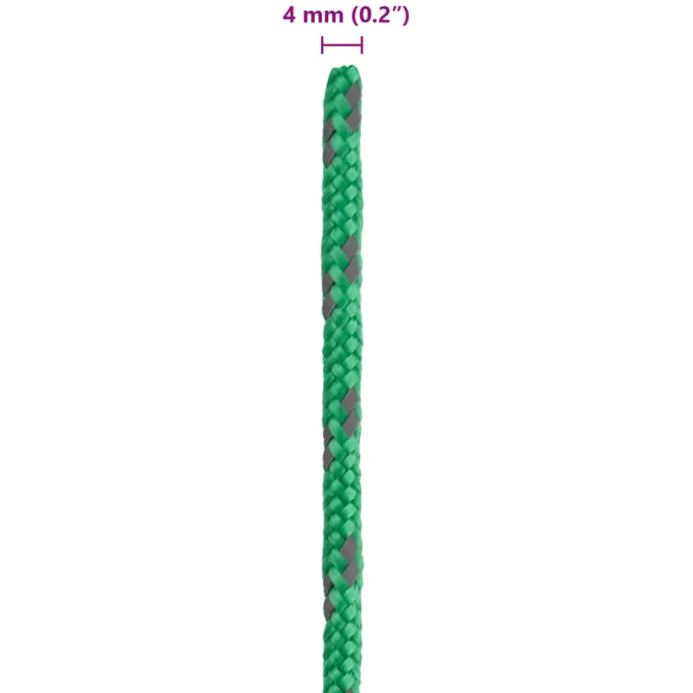 vidaXL Tentscheerlijnen met spanners 8 st reflecterend 4 m 4 mm