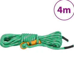 vidaXL Tentscheerlijnen met spanners 8 st reflecterend 4 m 4 mm