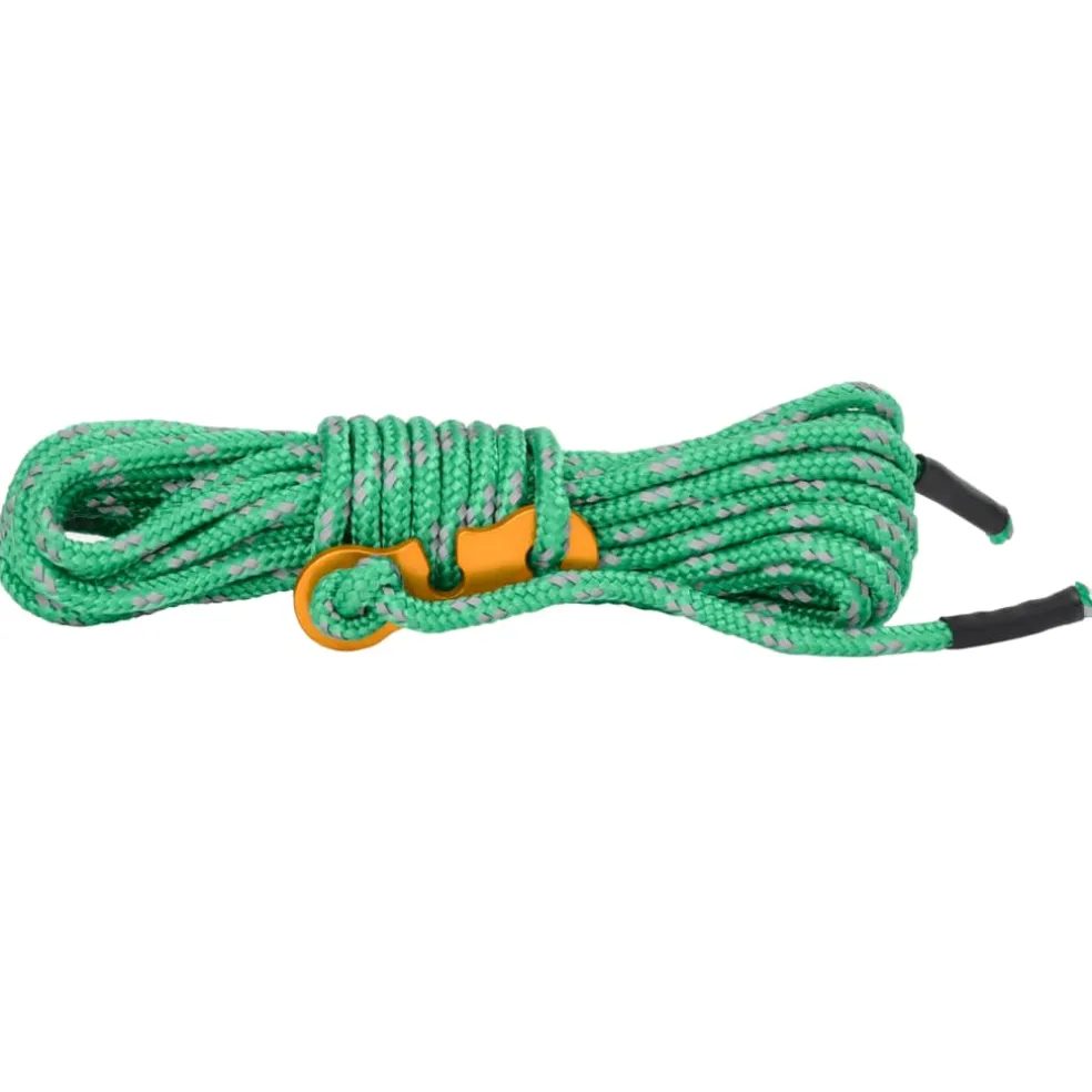 vidaXL Tentscheerlijnen met spanners 8 st reflecterend 4 m 4 mm