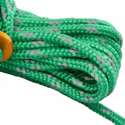 vidaXL Tentscheerlijnen met spanners 8 st reflecterend 4 m 4 mm