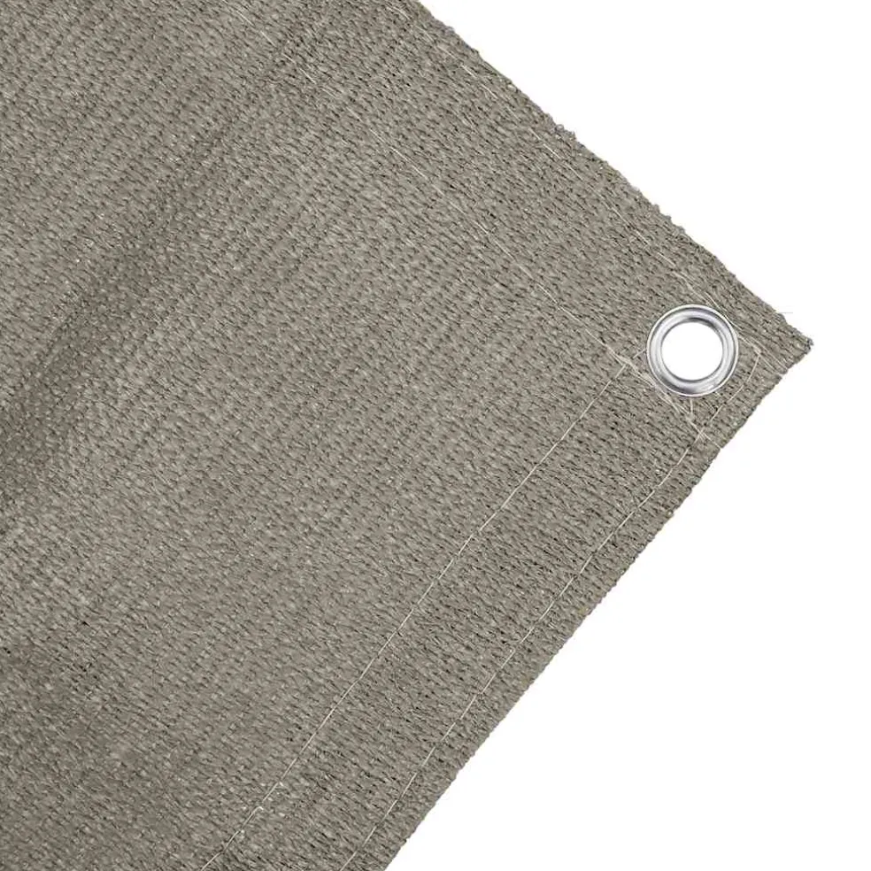 vidaXL Tenttapijt Lichtgrijs 200 x 200 cm Polyetheen