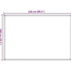 vidaXL Tenttapijt 250x200 cm HDPE groen