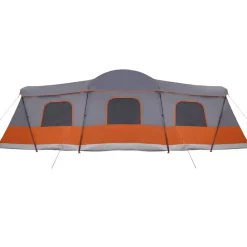 vidaXL Tent voor 16 personen 16-persoons Grijs en Oranje