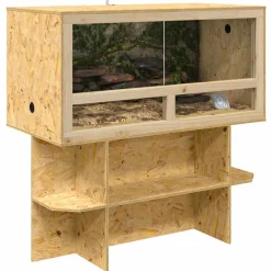 vidaXL Terrariumbasis Bruin 100 x 50 x 50 cm OSB