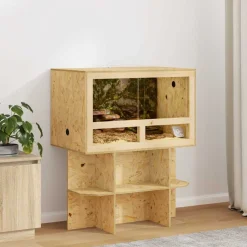 vidaXL Terrarium Bruin 80 x 50 x 50 cm OSB