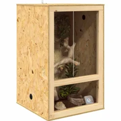 vidaXL Terrarium Bruin 50 x 50 x 80 cm OSB