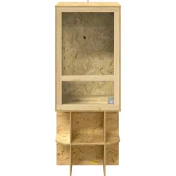 vidaXL Terrarium Bruin 50 x 50 x 130 cm OSB