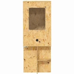 vidaXL Terrarium Bruin 50 x 50 x 130 cm OSB