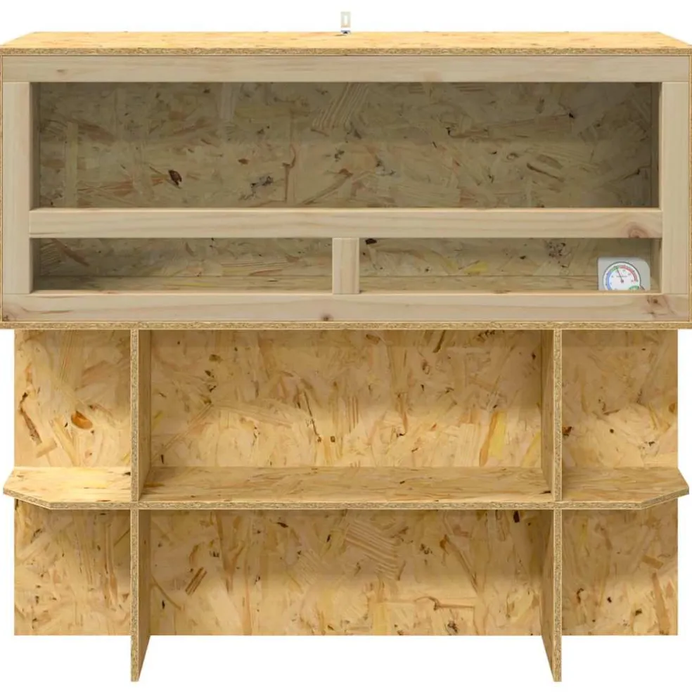 vidaXL Terrarium Bruin 80 x 50 x 100 cm OSB