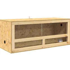 vidaXL Terrarium Bruin 80 x 50 x 100 cm OSB