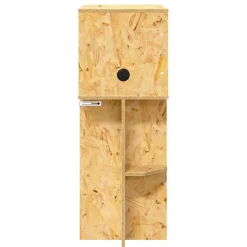 vidaXL Terrarium Bruin 60 x 30 x 80 cm OSB