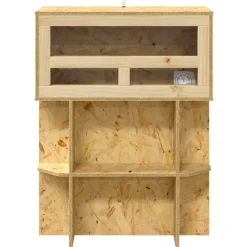 vidaXL Terrarium Bruin 80 x 40 x 90 cm OSB