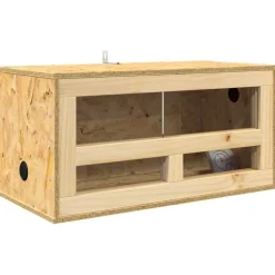 vidaXL Terrarium Bruin 80 x 40 x 90 cm OSB