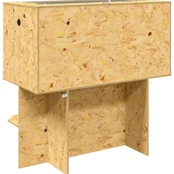 vidaXL Terrarium Bruin 40 x 40 x 90 cm OSB