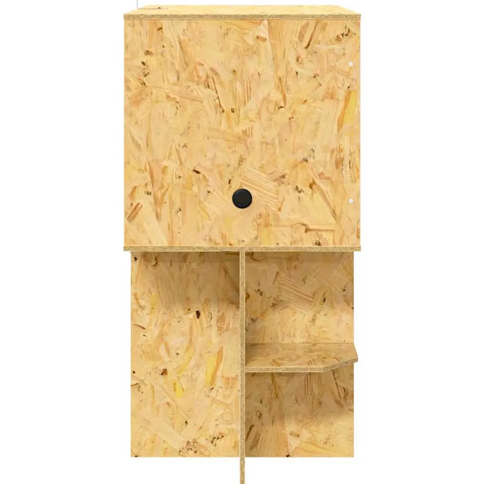 vidaXL Terrarium Bruin 40 x 40 x 90 cm OSB