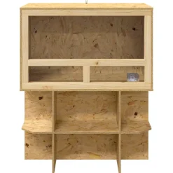 vidaXL Terrarium Bruin 80 x 50 x 100 cm OSB
